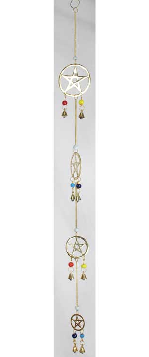 4 Pentagram wind chime 24