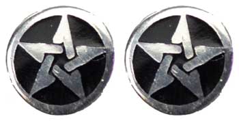 Pentagram Stud earrings