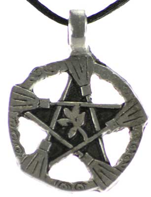 Witch Brooms Pentagram